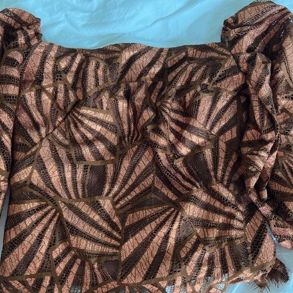 ANTHROPOLOGIE Shine Lace Blouse - Eva Franco - Picture 7 of 7